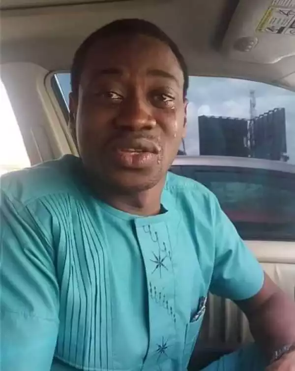 Actor Adedimeji Lateef Cries a River on Instagram For Absolutely No Reason | VIDEO